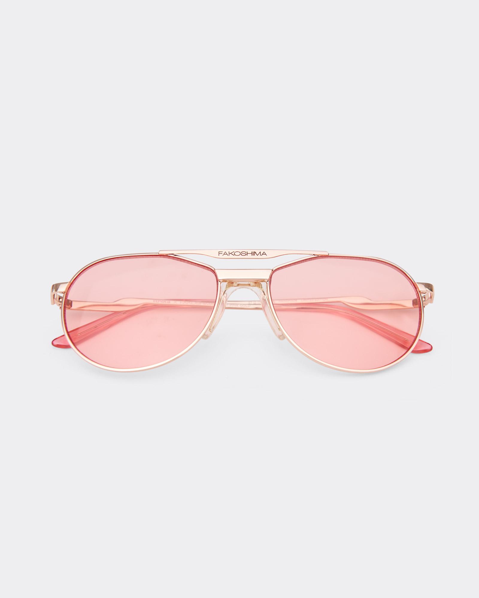 Розовые очки – Точка х Fakoshima, золотая оправа