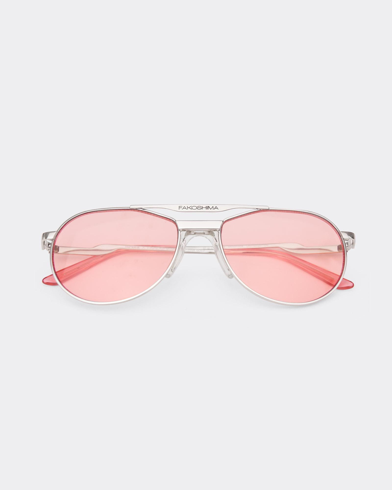 Розовые очки – Точка х Fakoshima, серебряная оправа
