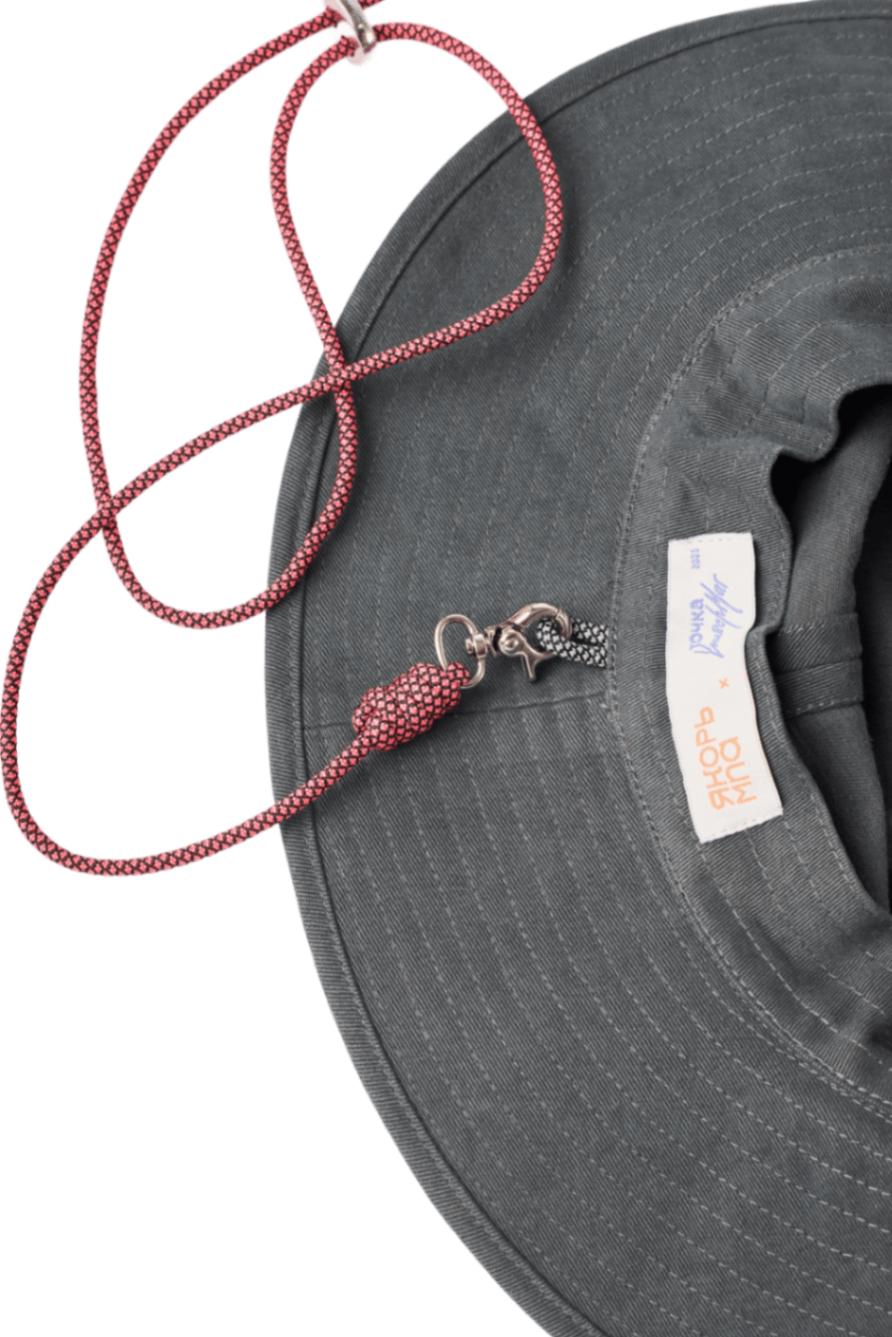 Панама Control, серая. Розовый шнур - изображение 5 из 7