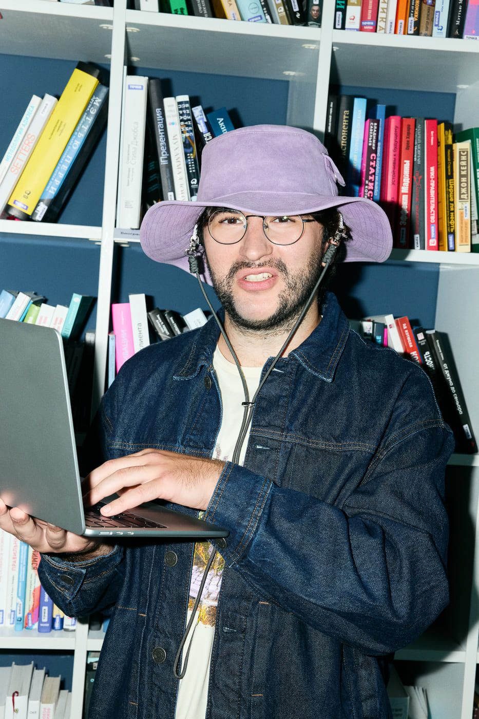 Панама Escape, розовая. Серый шнур - изображение 5 из 6