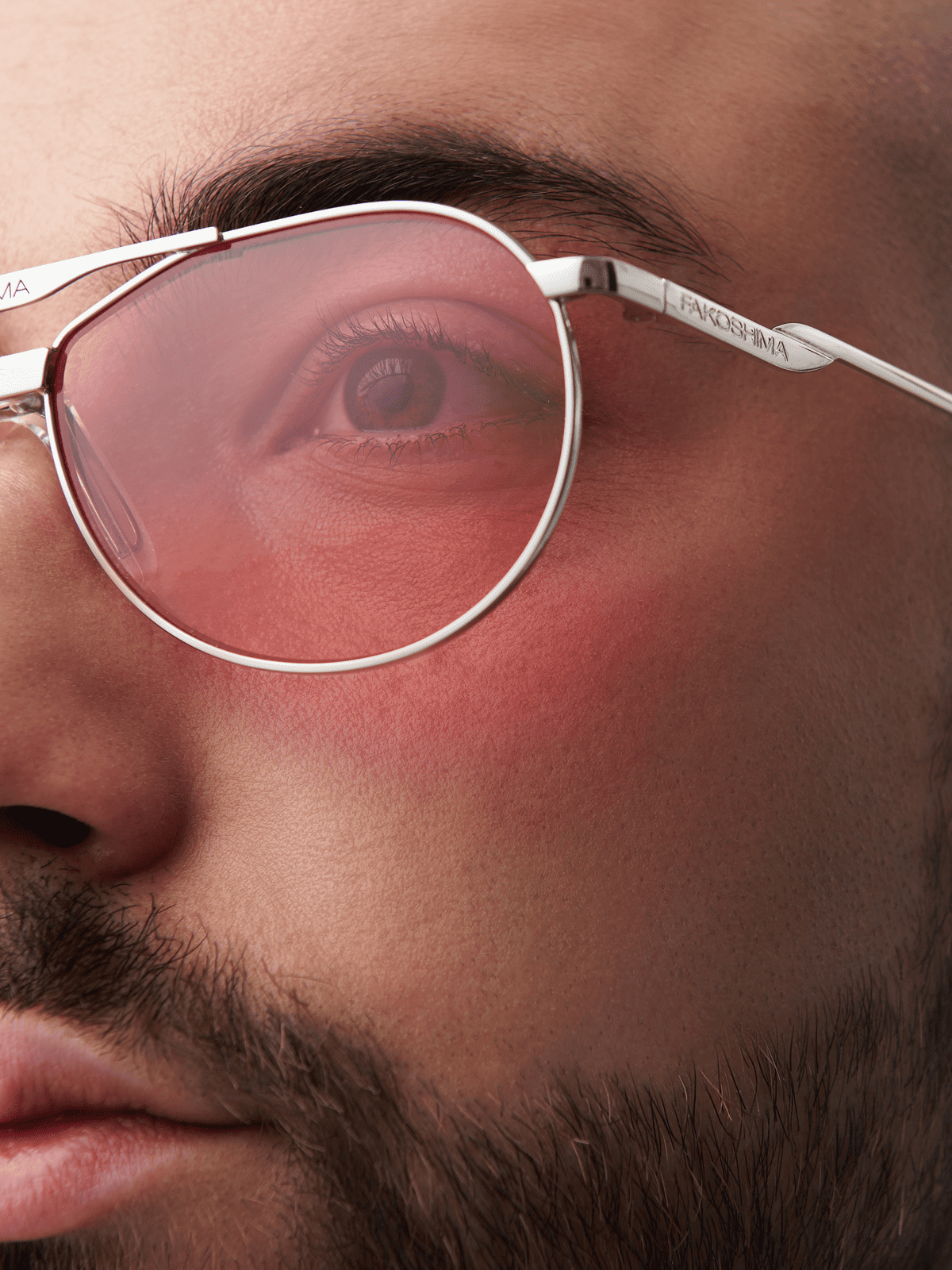 Розовые очки – Точка х Fakoshima, серебряная оправа - изображение 5 из 10