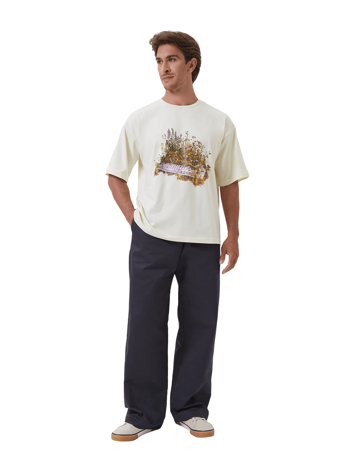 Брюки с поясом на завязках - изображение 5 из 11