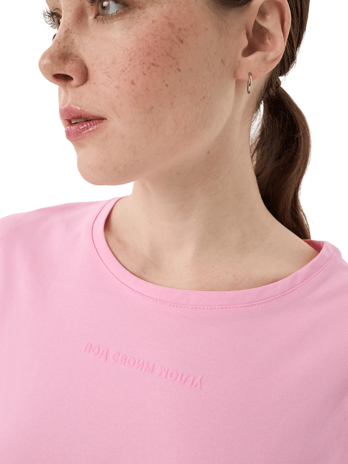 Футболка «Под своим углом», розовая - изображение 4 из 7