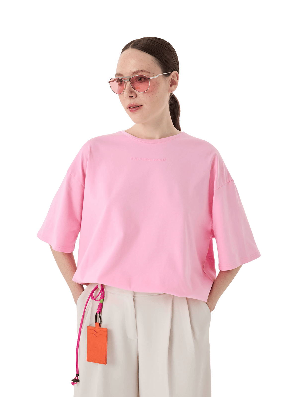 Футболка «Под своим углом», розовая - изображение 7 из 7