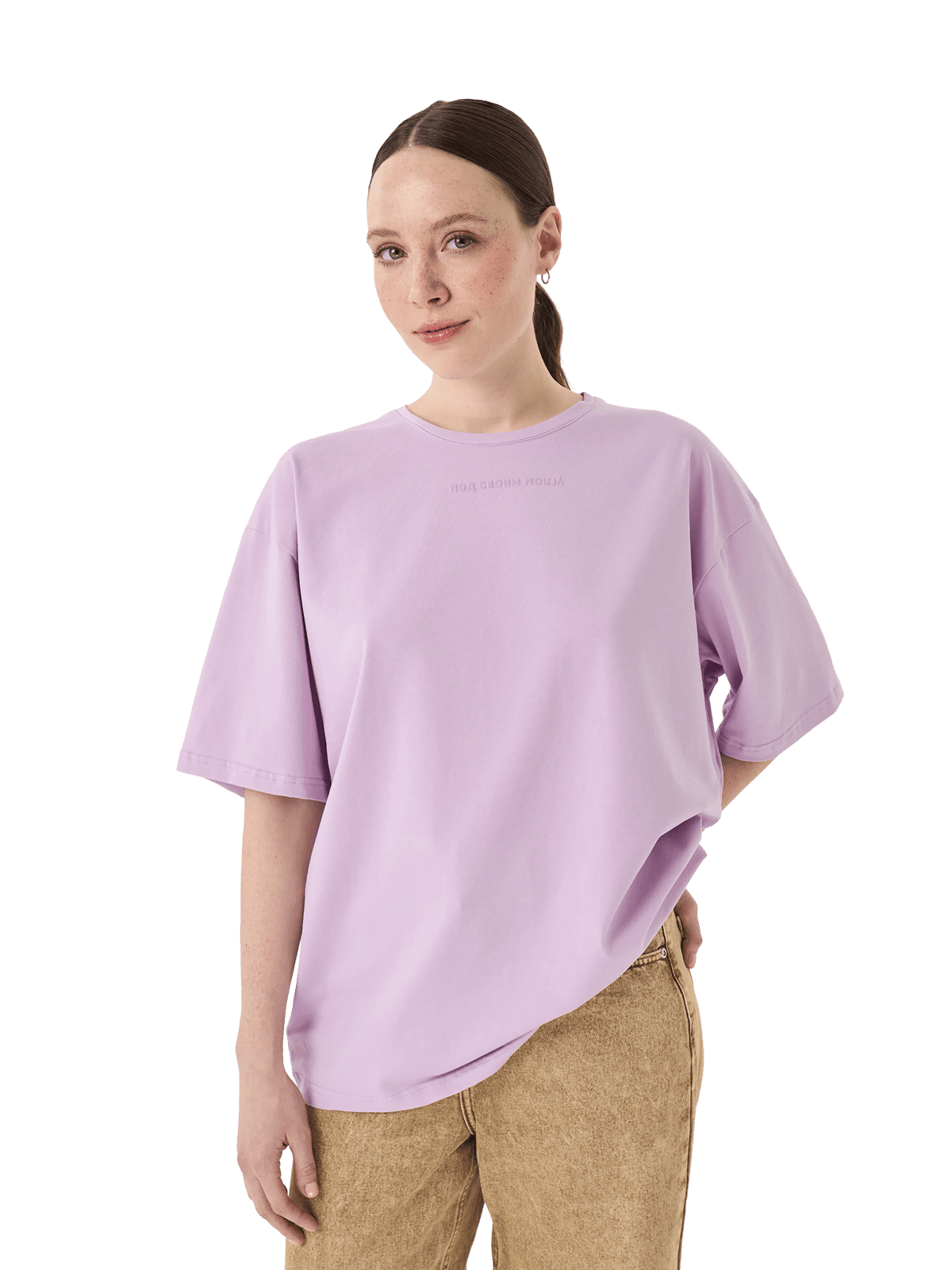 Футболка «Под своим углом», фиолетовая - изображение 3 из 7
