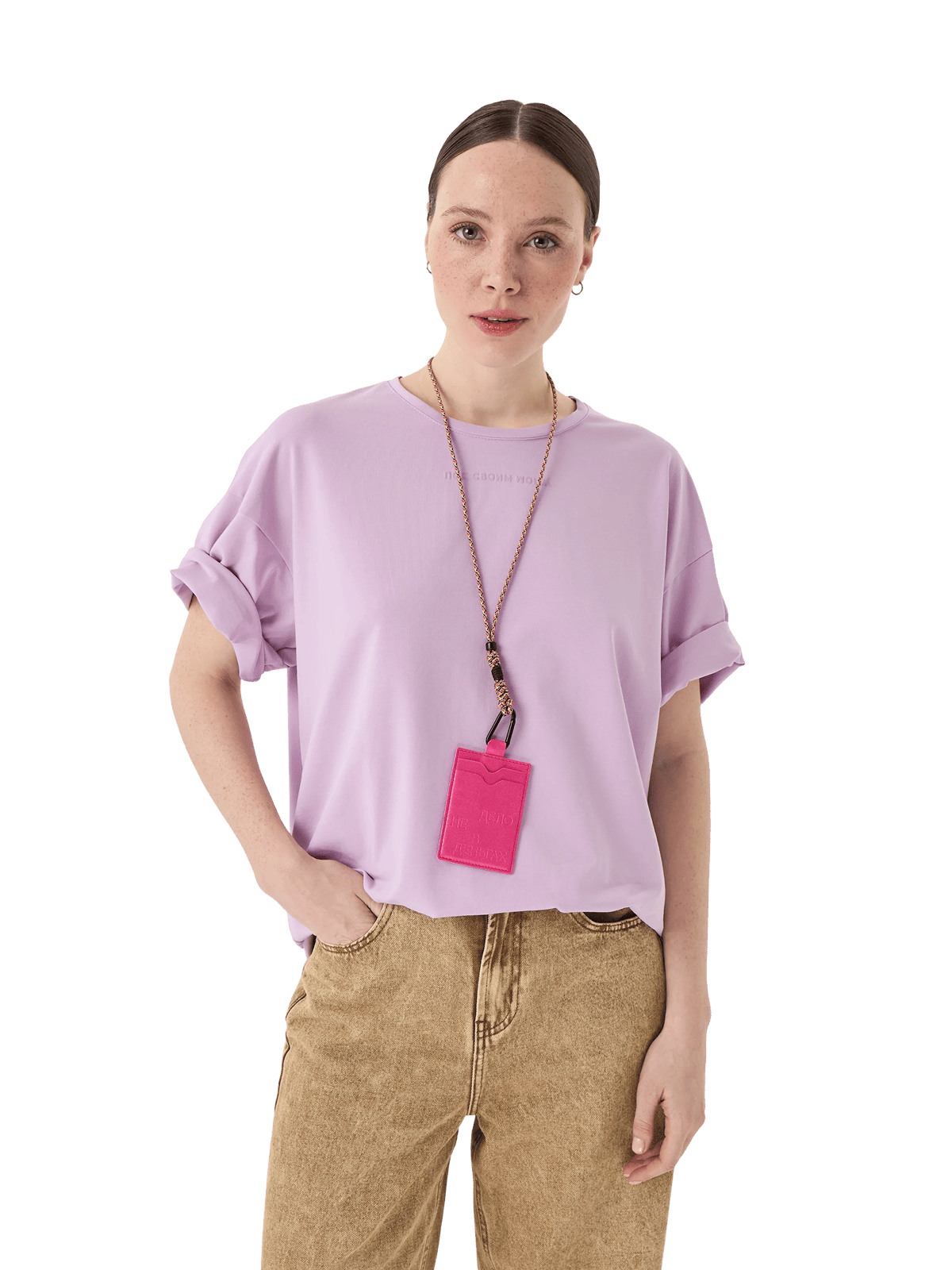 Футболка «Под своим углом», фиолетовая - изображение 7 из 7