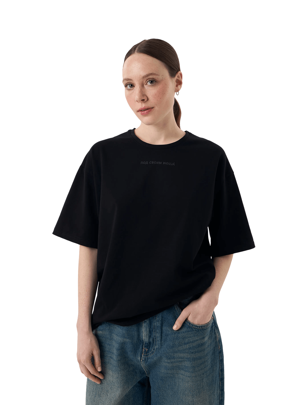 Футболка «Под своим углом», чёрная - изображение 3 из 7