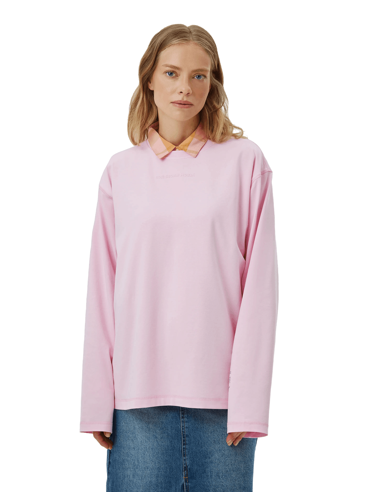 Лонгслив «Под своим углом», розовый - изображение 3 из 7