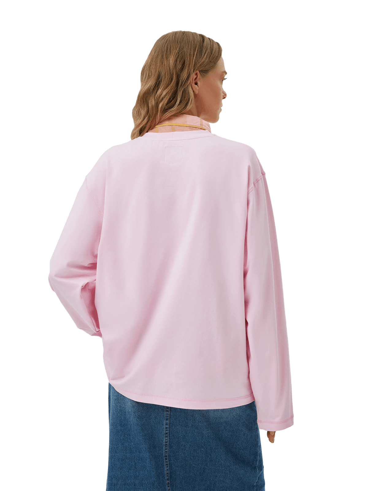 Лонгслив «Под своим углом», розовый - изображение 6 из 7