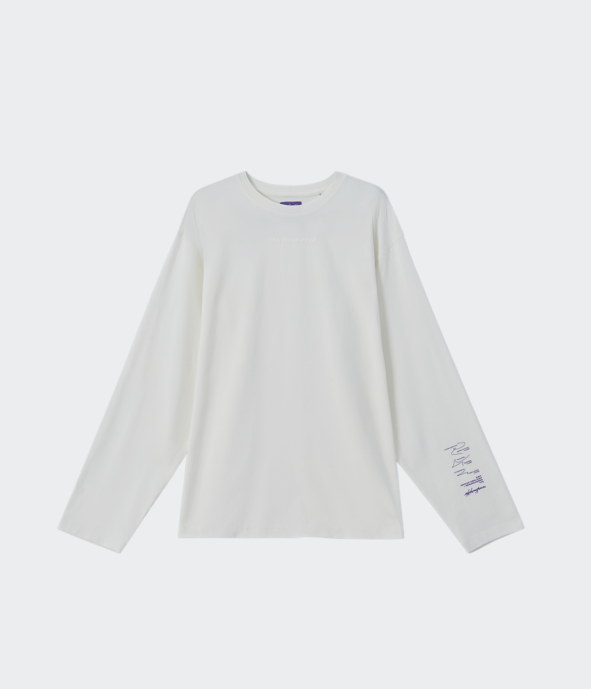 Лонгслив «Под своим углом», белый