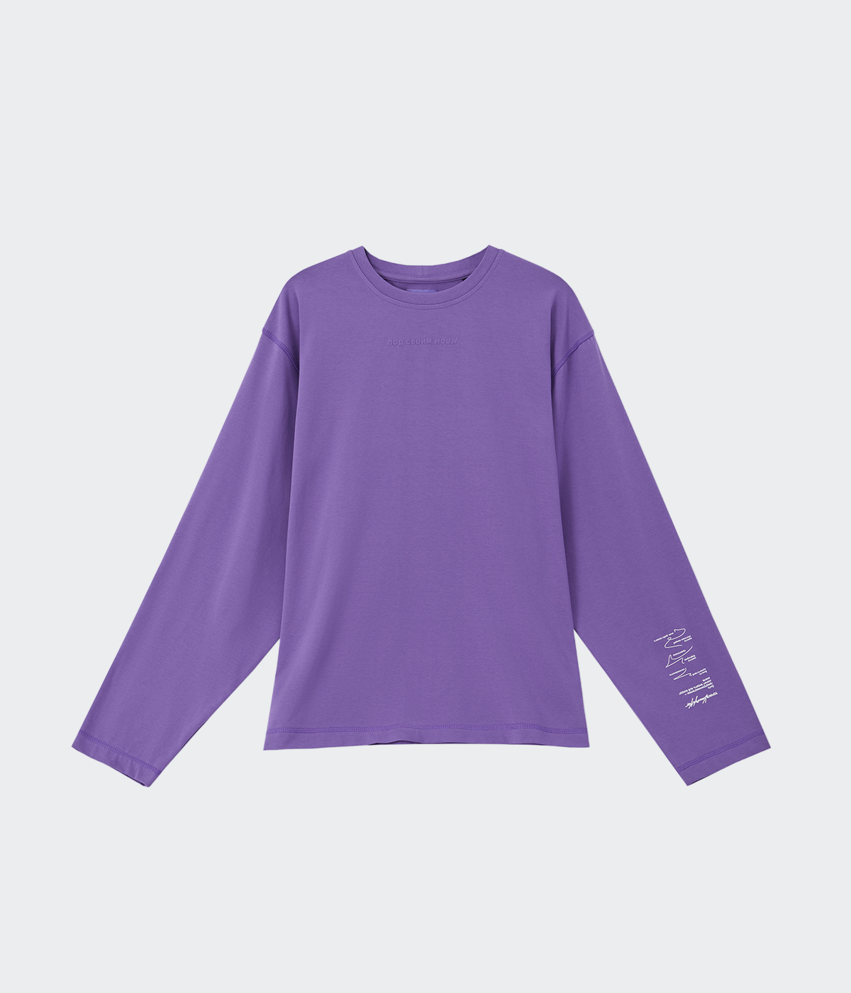 Лонгслив «Под своим углом», фиолетовый