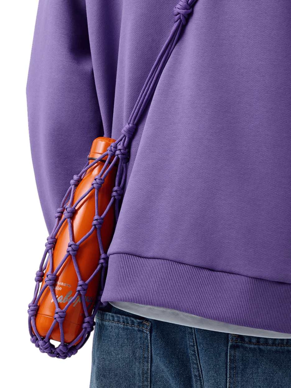 Сумка для бутылки, фиолетовая