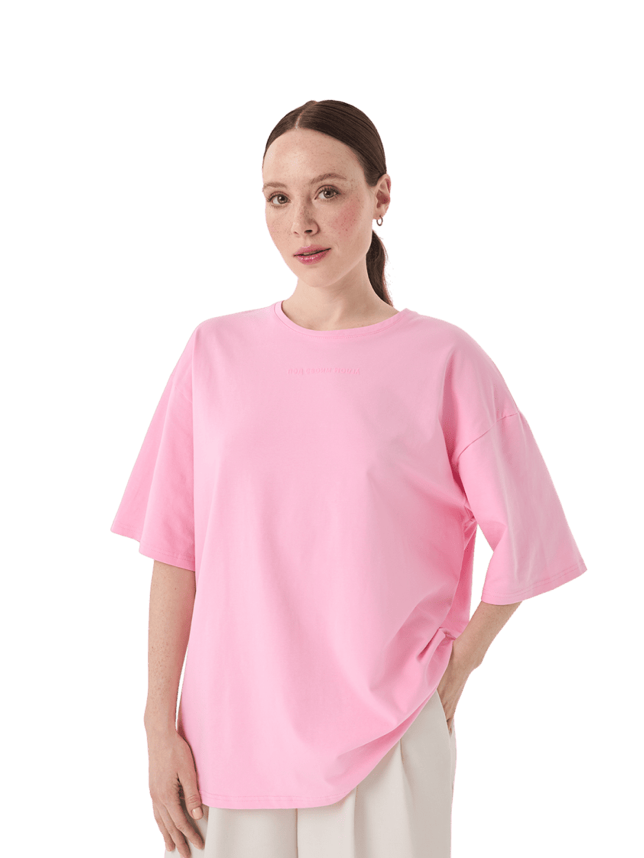 Футболка «Под своим углом», розовая