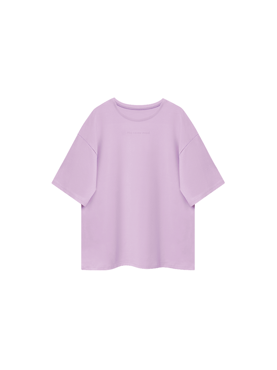 Футболка «Под своим углом», фиолетовая