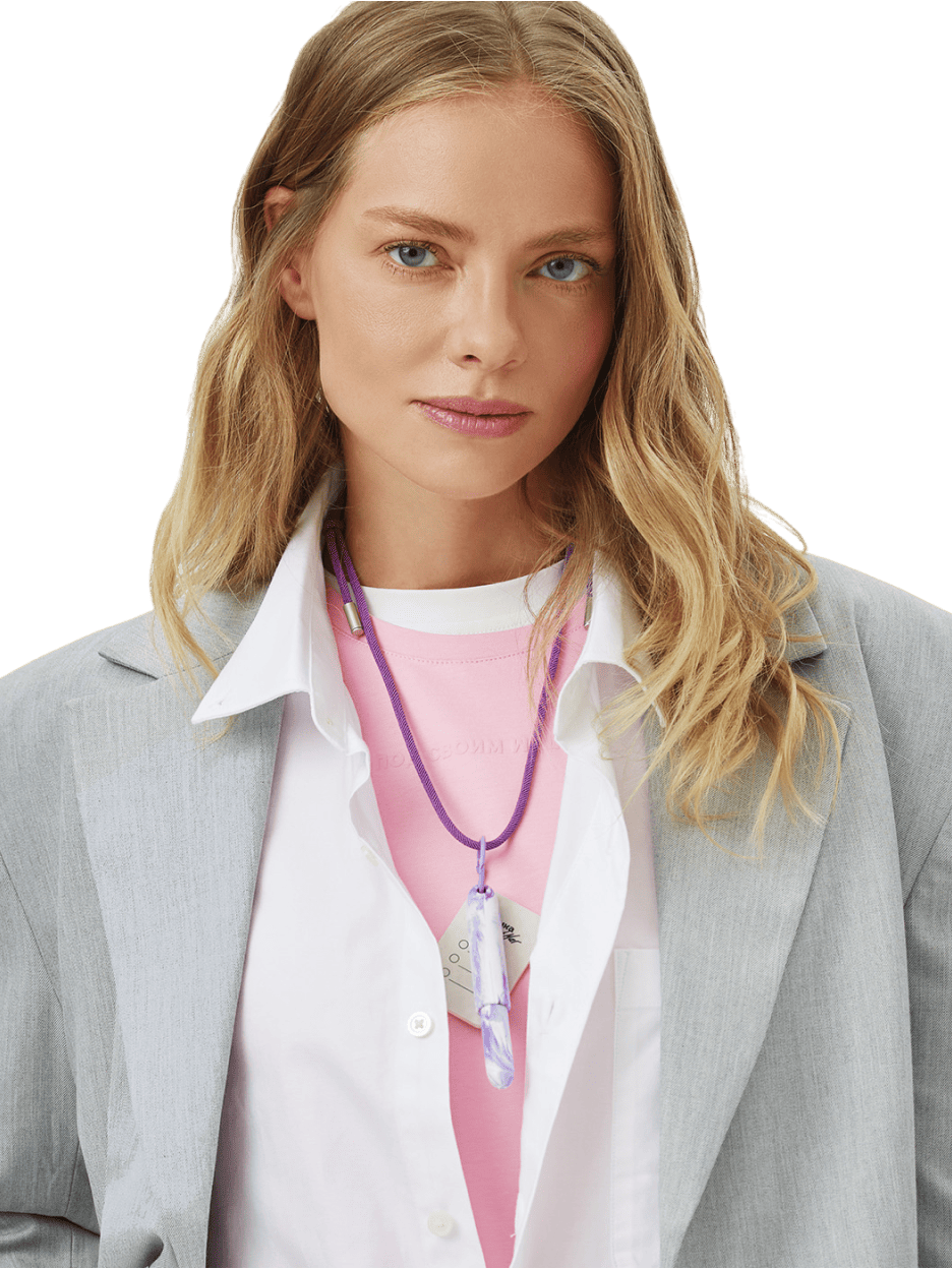 Ручка-обвес Точка х Recycle Object, фиолетовая