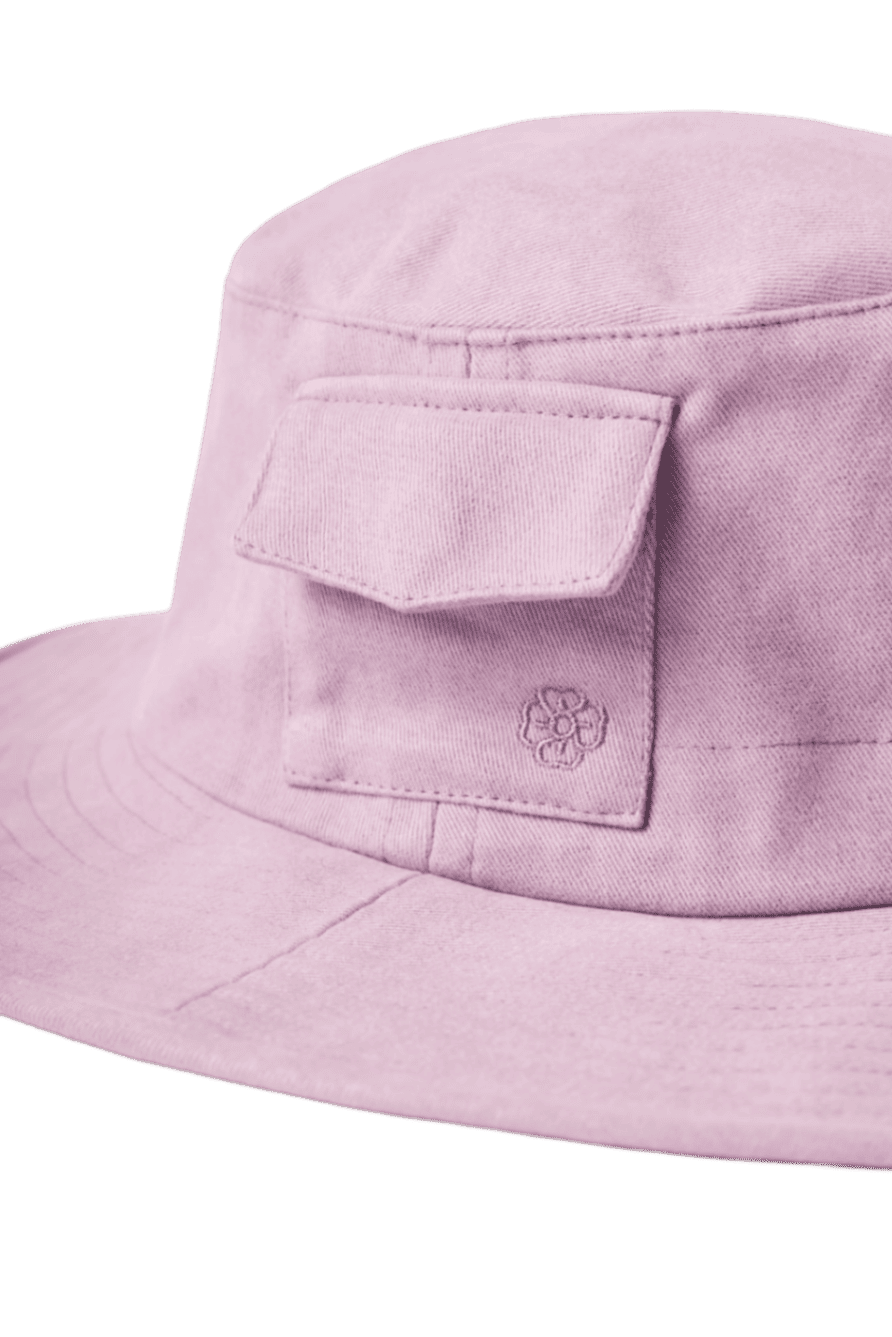 Панама Escape, розовая. Фиолетовый шнур