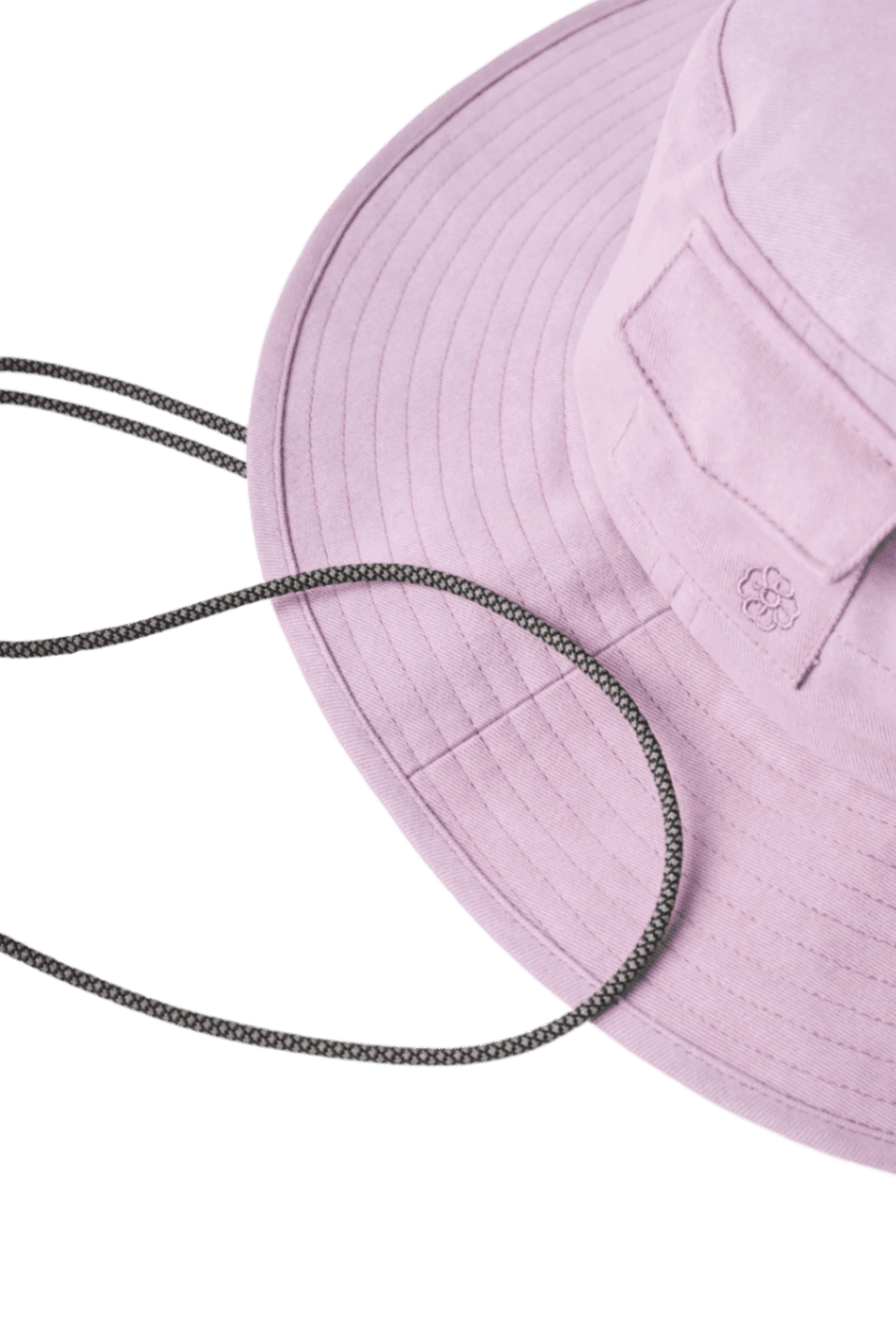 Панама Escape, розовая. Серый шнур