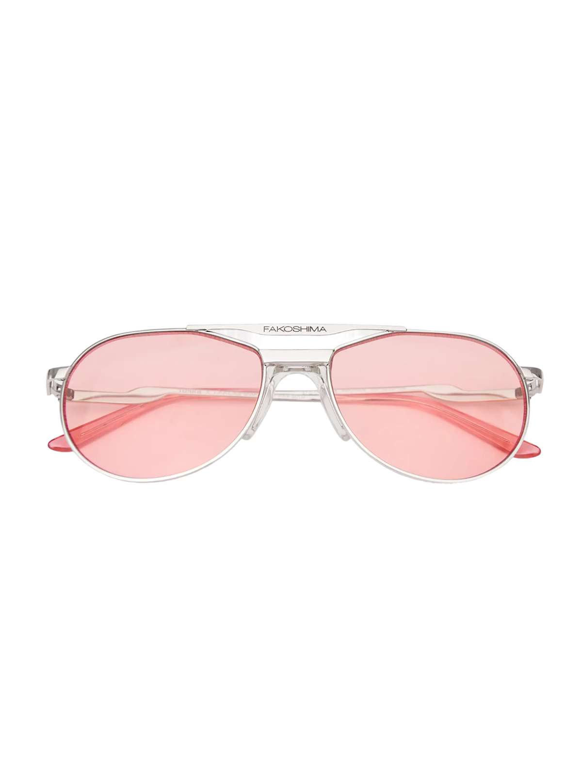 Розовые очки – Точка х Fakoshima, серебряная оправа