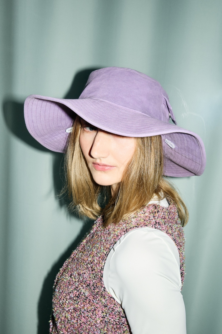 Панама Escape, розовая. Розовый шнур