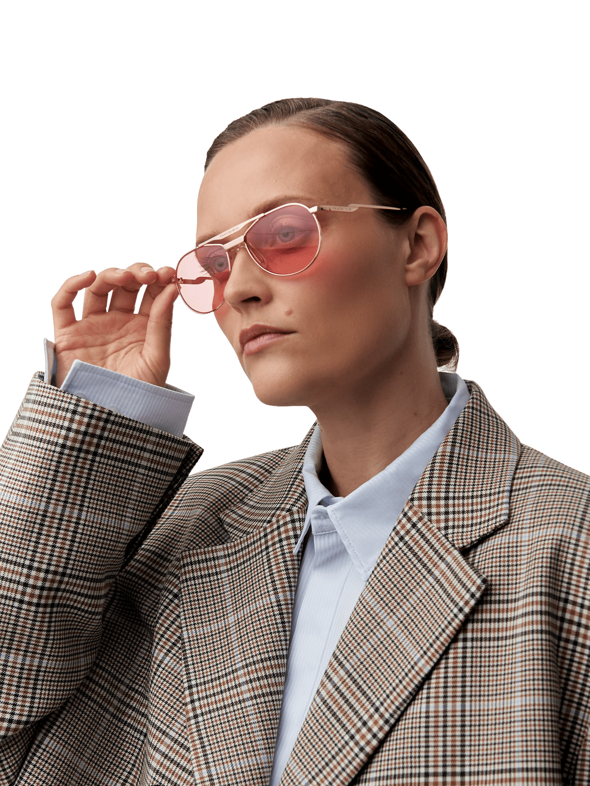 Розовые очки – Точка х Fakoshima, золотая оправа - изображение 4 из 10