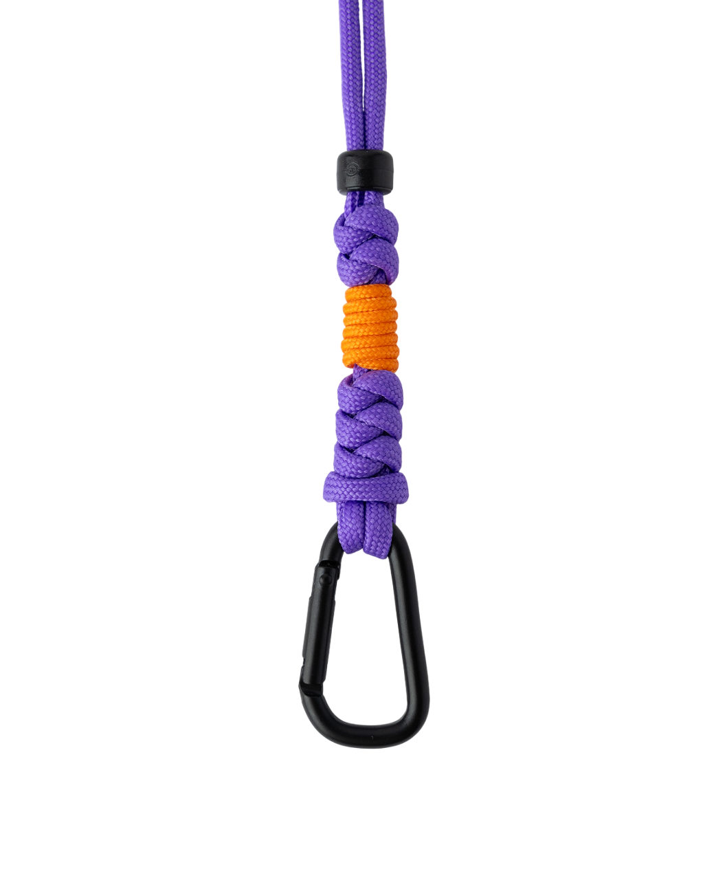 Картхолдер Дело не в деньгах, оранжевый. Фиолетовый шнур