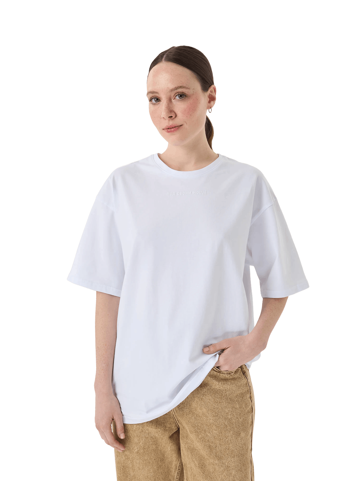 Футболка «Под своим углом», белая - изображение 5 из 7