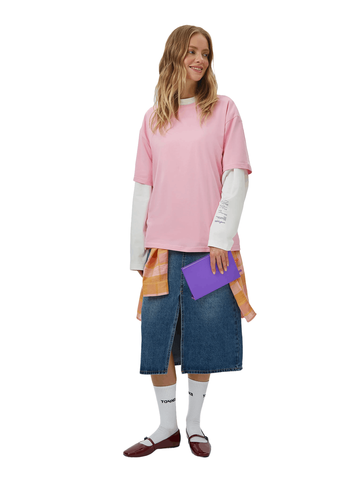 Лонгслив «Под своим углом», белый - изображение 7 из 7