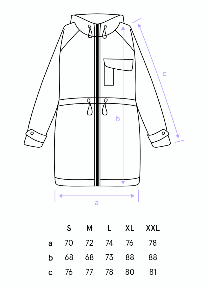 Таблица размеров