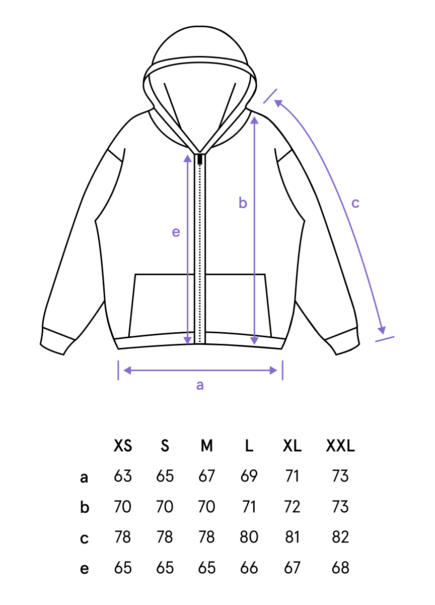 Таблица размеров
