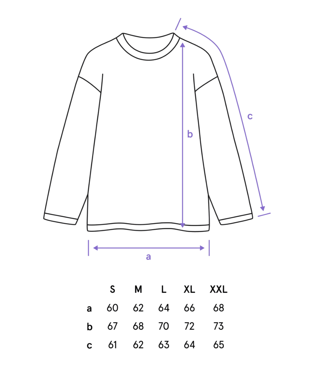 Таблица размеров