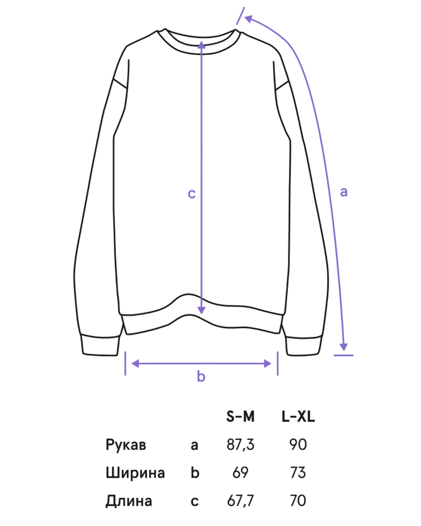Таблица размеров